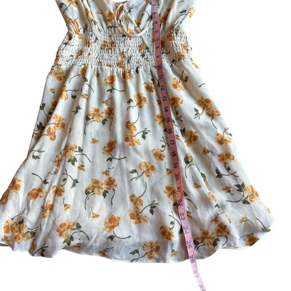 Reformation Elyse Floral Mini Dress - Size 12 - Picture 12 of 13